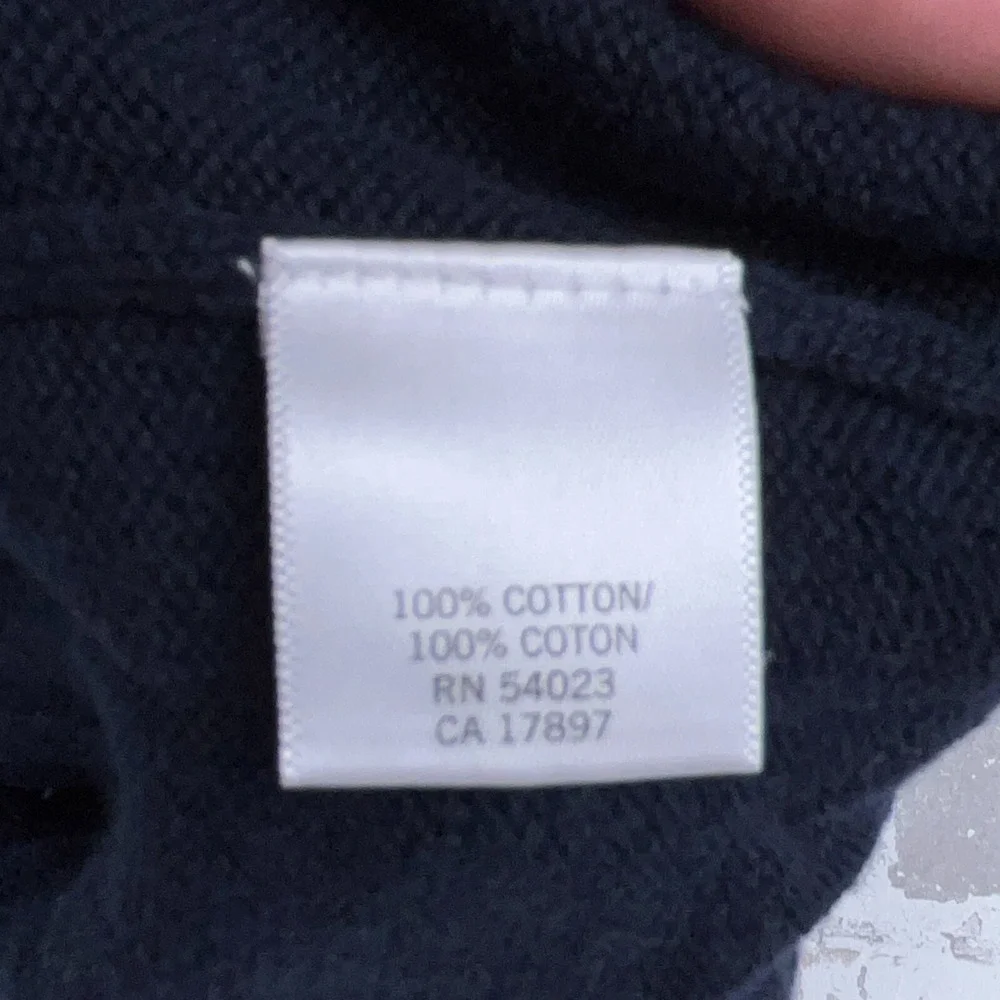 Banana Republic Sweater Men Medium‎ Navy Blue Henley Knit Pullover Heavy Sailor